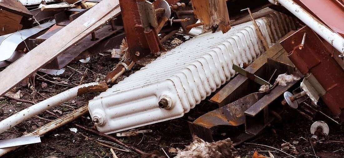 C4 Schrott-Heizung im Bild